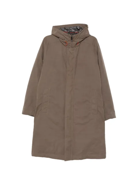 Herno hooded zip-up coat
