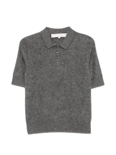 absolut cashmere Margot short-sleeve polo top