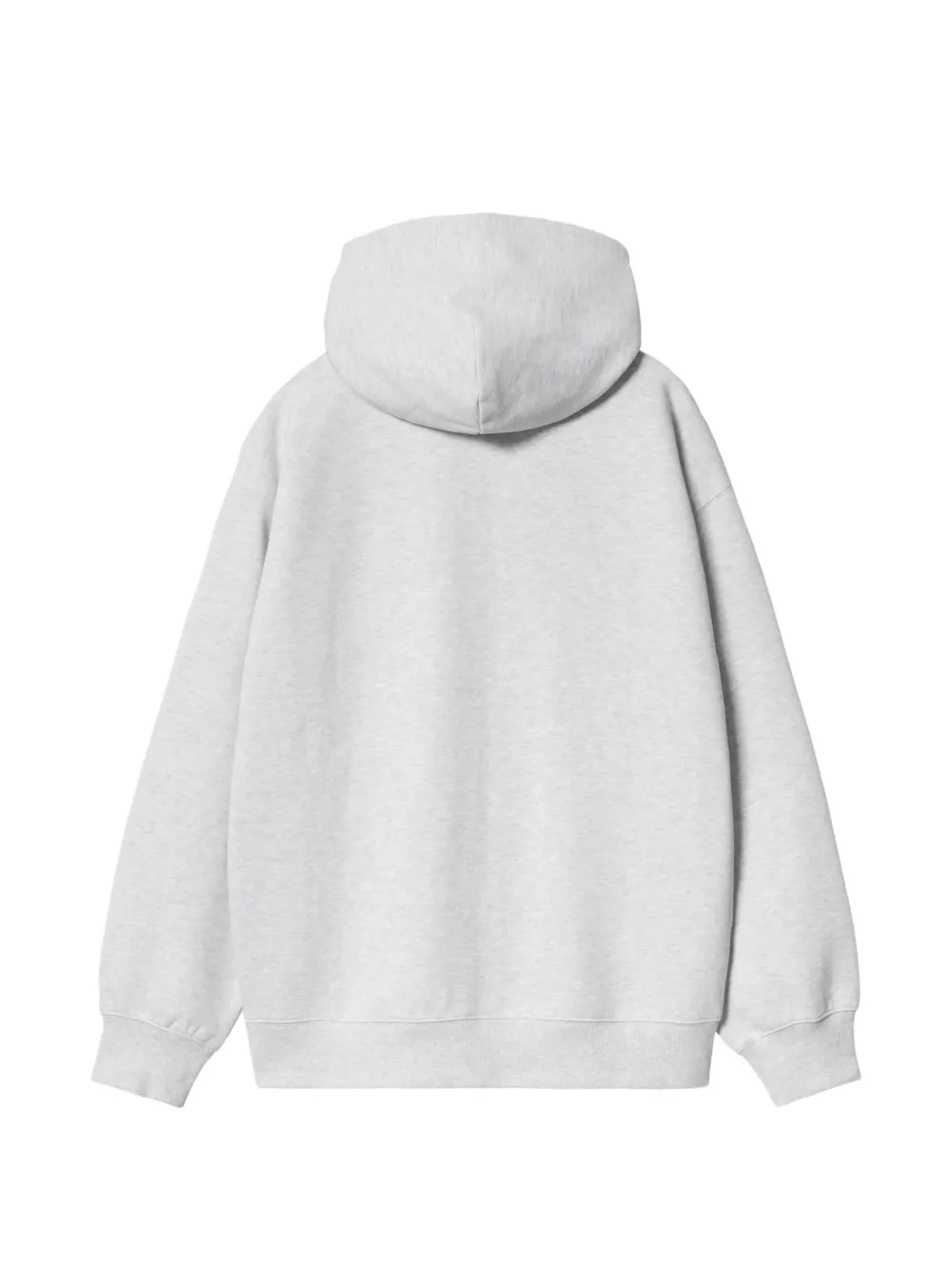 Carhartt WIP logo-appliqué zip-up hoodie Grijs