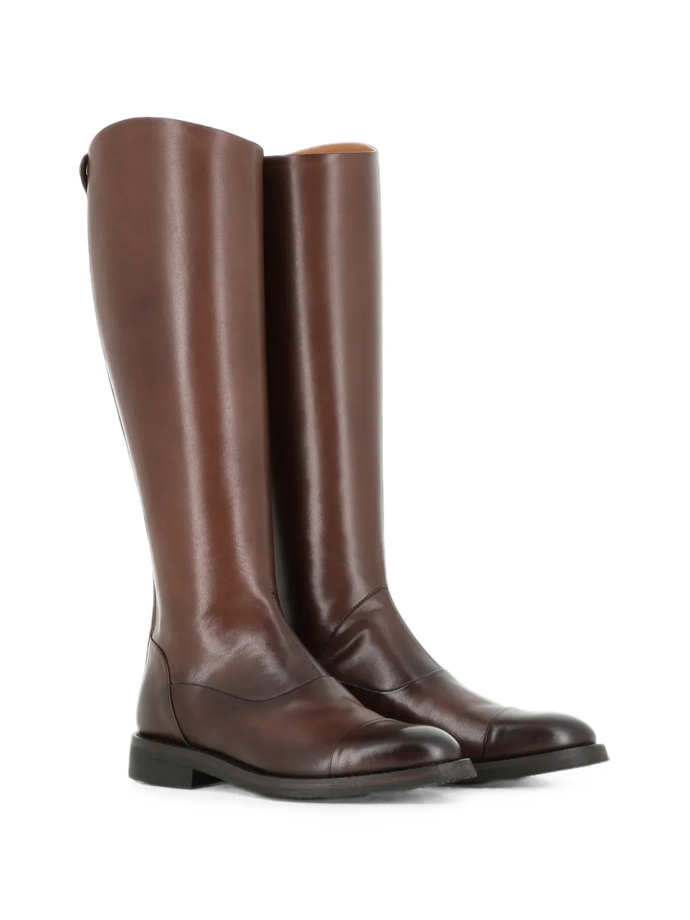 Alberto Fasciani cap-toe knee-high boots Bruin