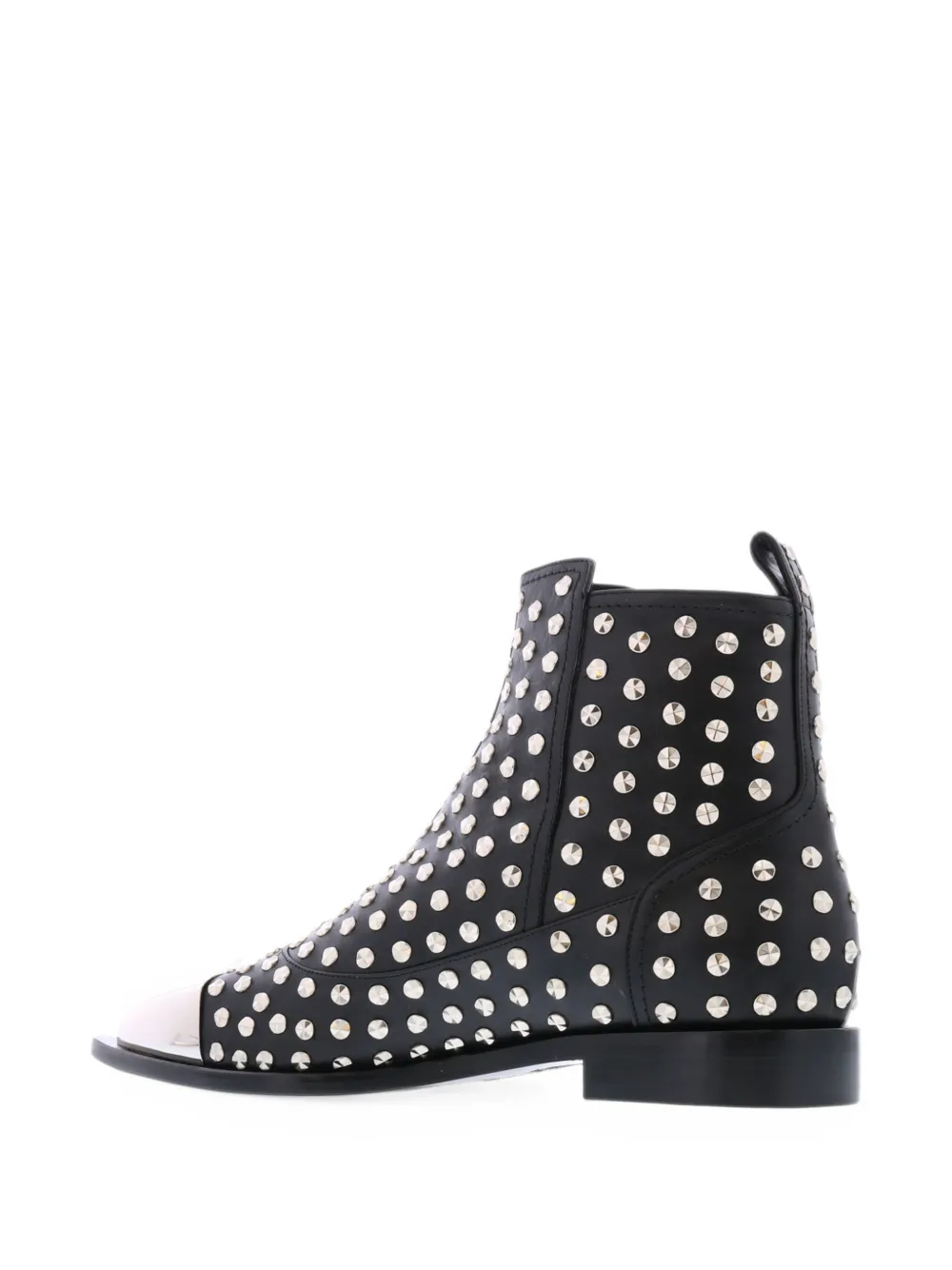 Alexander McQueen studded metal-toe boots - Noir Alexander McQueen studded metal-toe boots - Noir