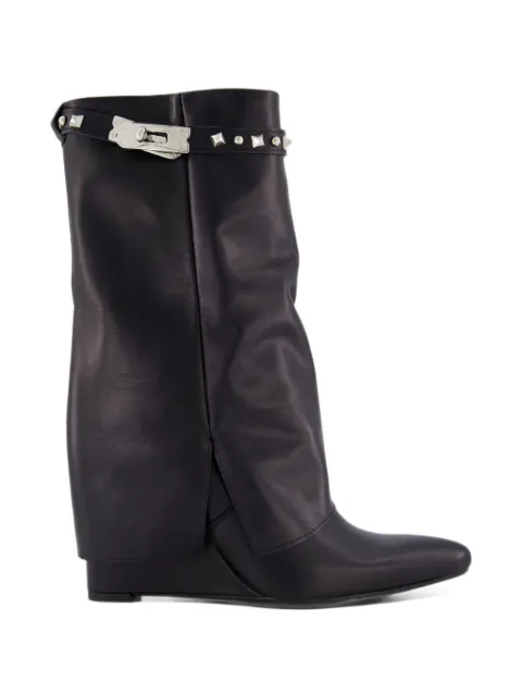 Gibaldi studded wedge boots