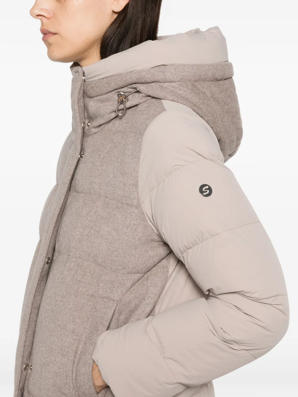 SEA WING Gewatteerde jas Beige