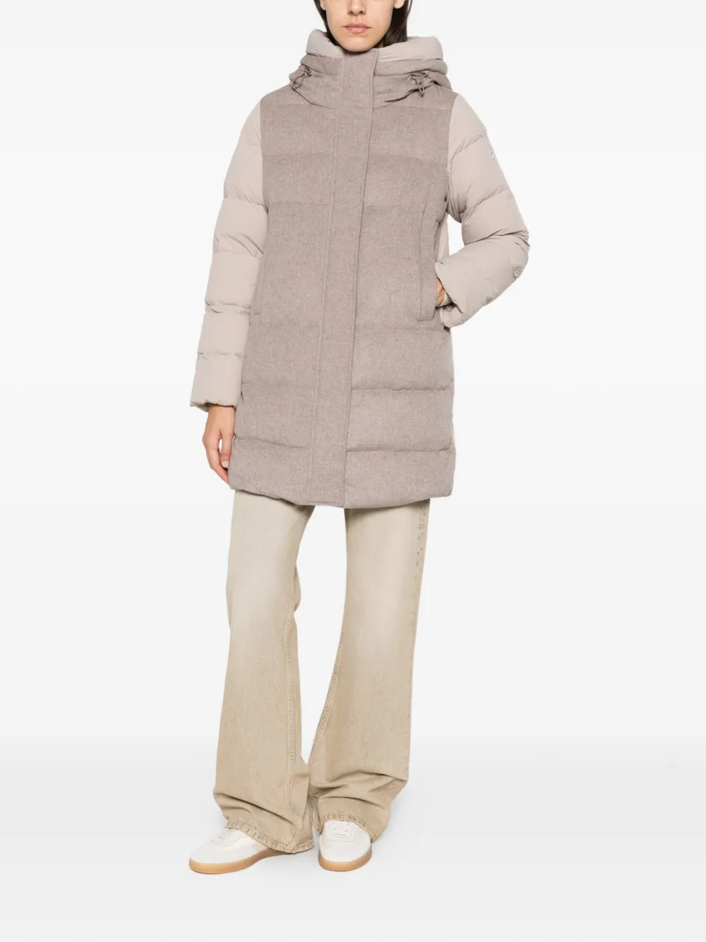 SEA WING Gewatteerde jas Beige