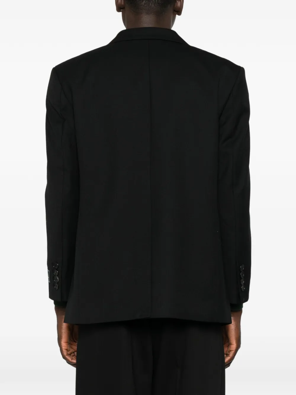 DUNST Blazer met enkele rij knopen Zwart
