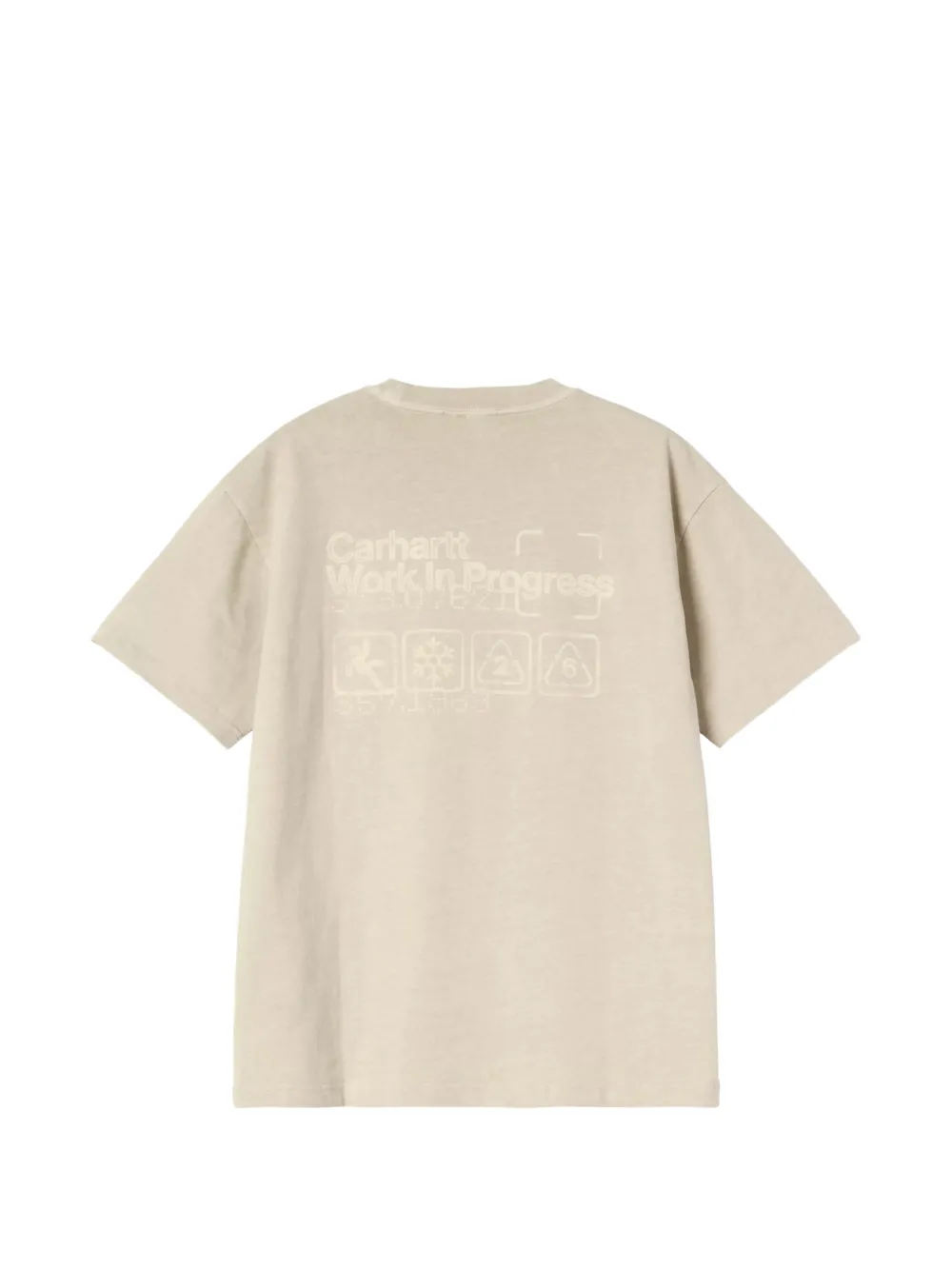 Carhartt WIP Boxed T-shirt met grafische print Beige