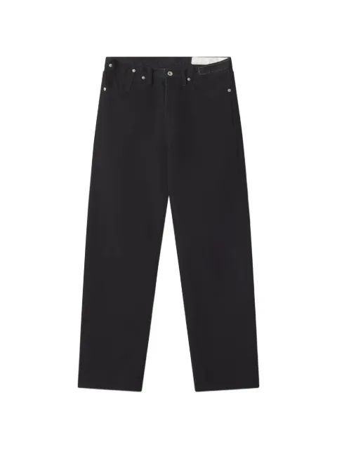 Maison Kitsuné fox-patch straight-leg jeans