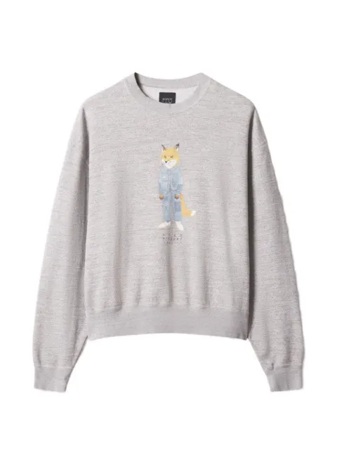 Maison Kitsuné Dressed Fox graphic-print sweater