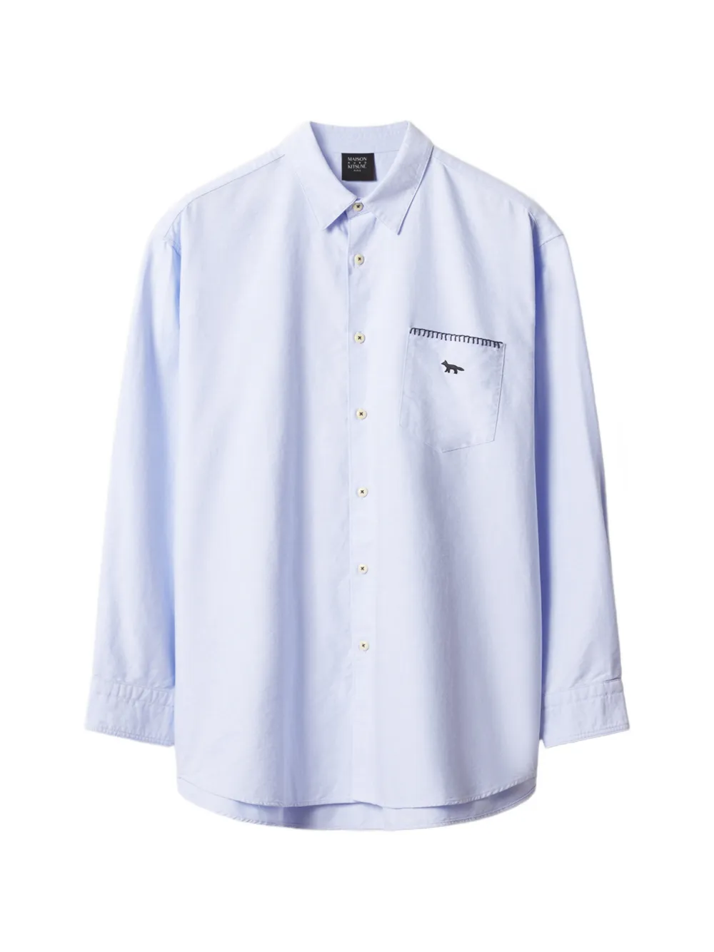 Maison Kitsuné Fox patch-pocket shirt
