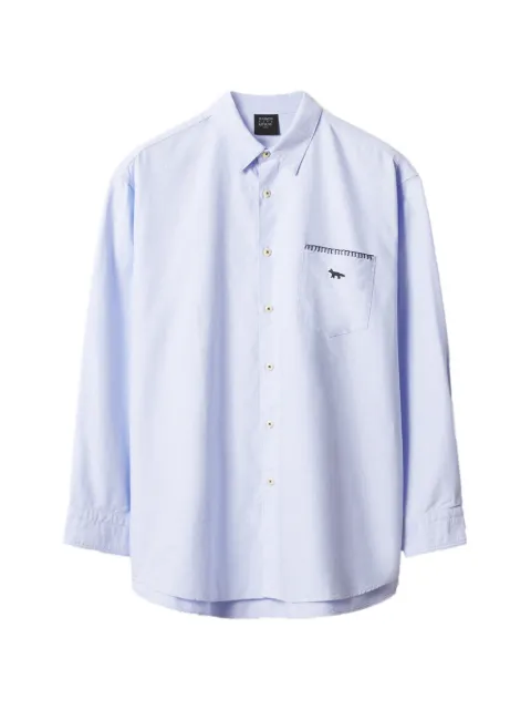 Maison Kitsuné Fox patch-pocket shirt