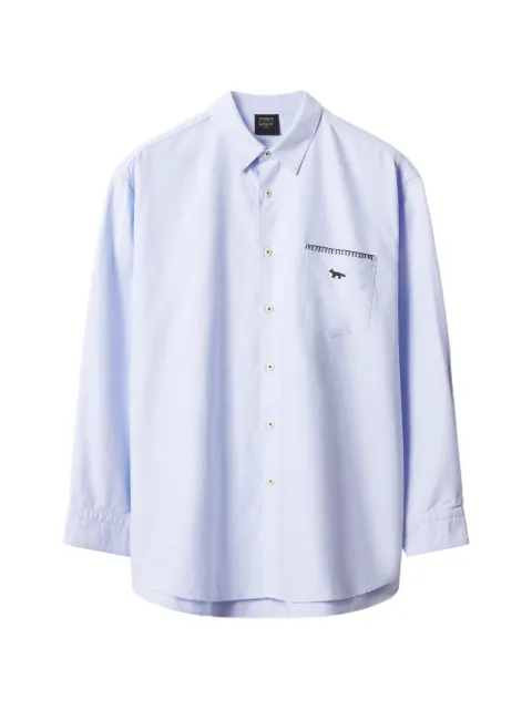 Maison Kitsuné Fox パッチポケット シャツ