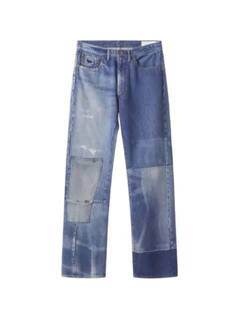 Maison Kitsuné cotton straight-leg jeans