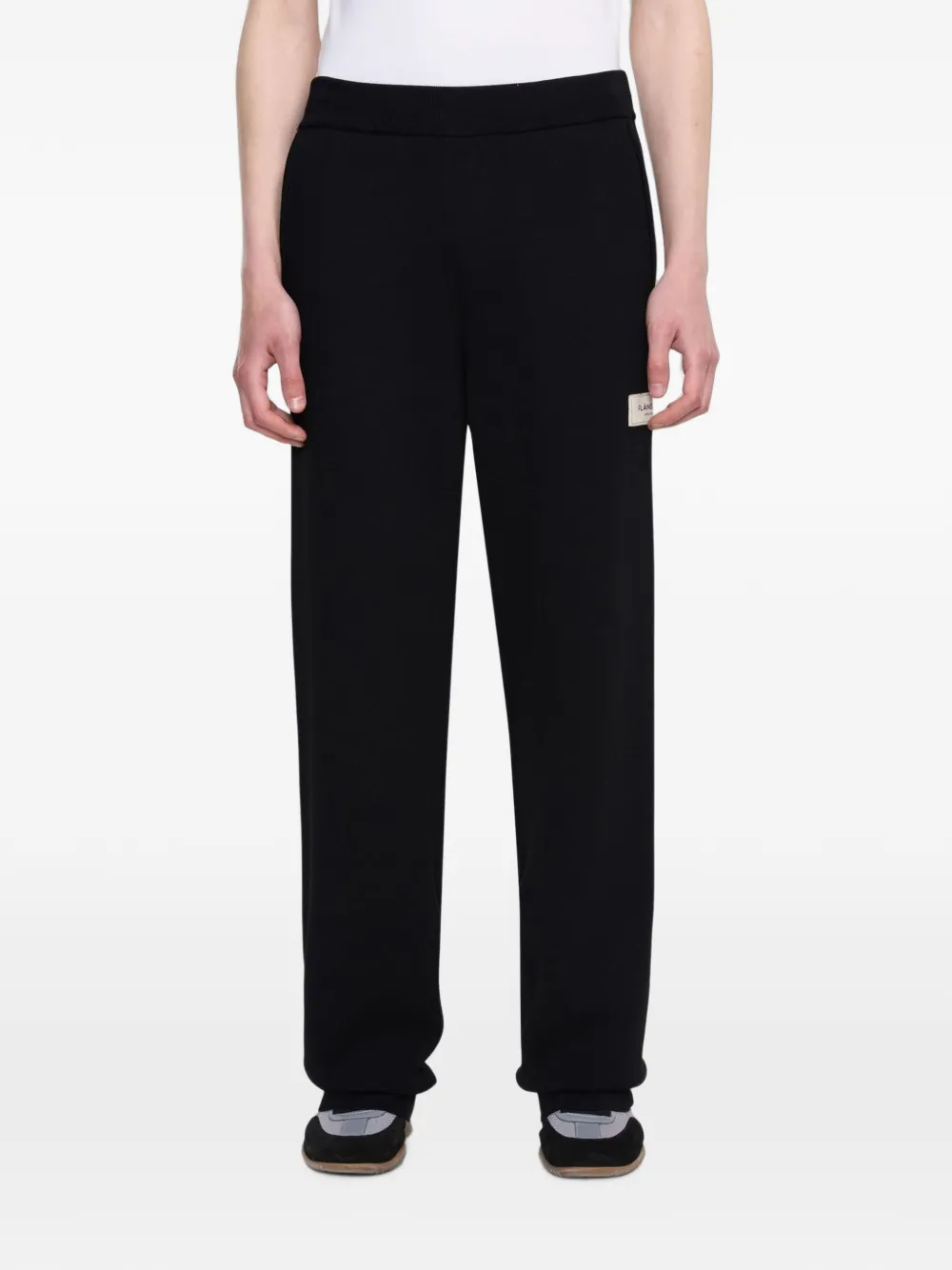 FLÂNEUR Atelier gebreide broek Zwart