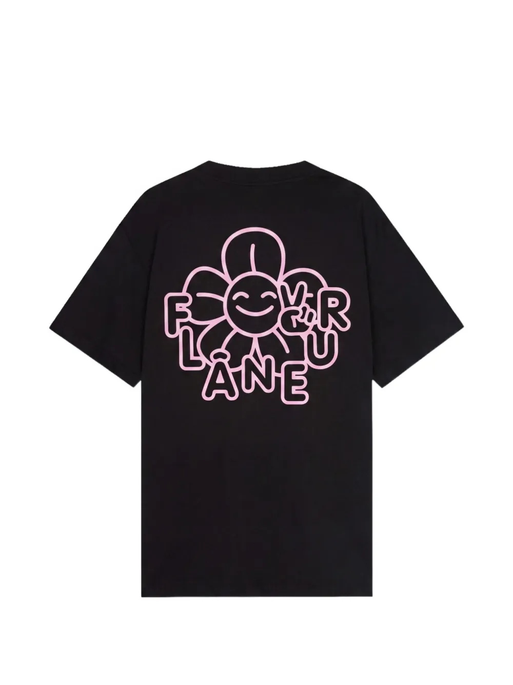 FLÂNEUR T-shirt met print Zwart