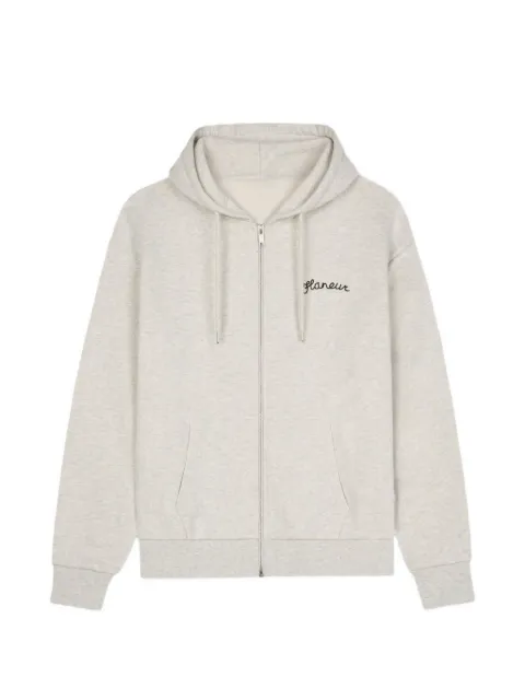 FLÂNEUR Signature zip-uphoodie