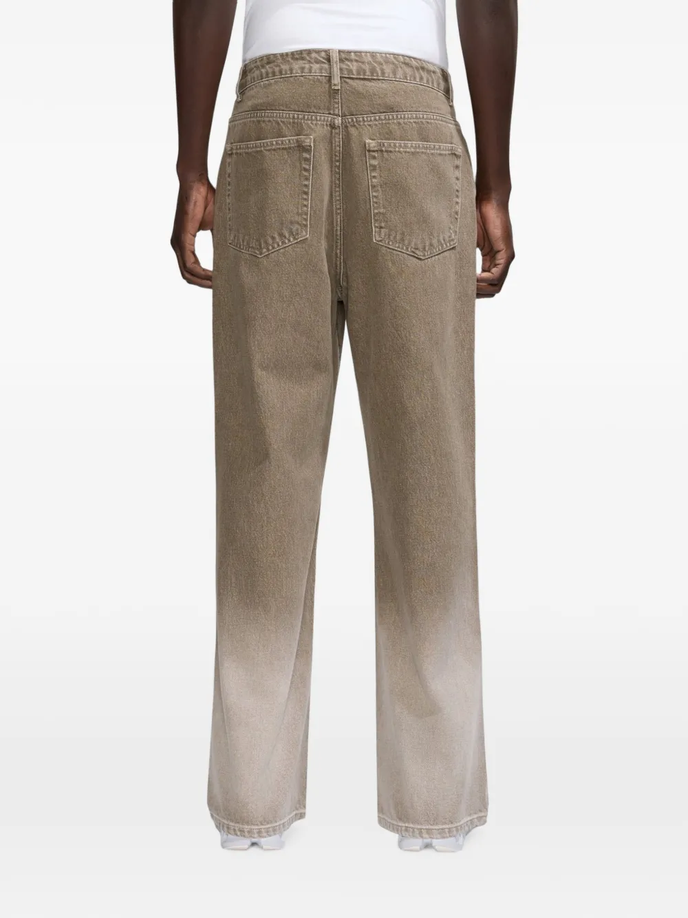 FLÂNEUR Ruimvallende jeans met vervaagd effect Grijs