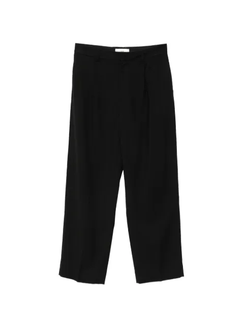 DUNST pleated straight-leg trousers