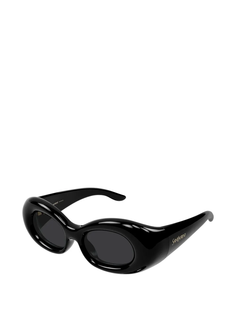 Saint Laurent Eyewear SL968 zonnebril met rond montuur Zwart