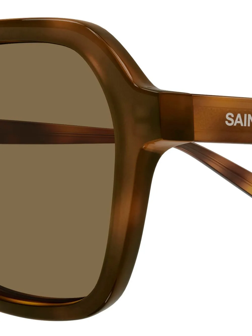 Saint Laurent Eyewear Zonnebril met piloten montuur Bruin