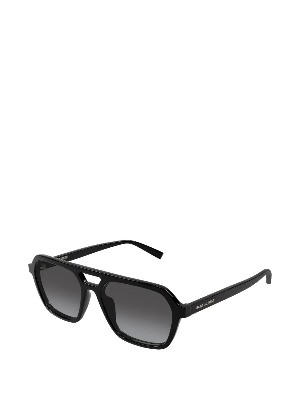 Saint Laurent Eyewear Zonnebril met piloten montuur Zwart