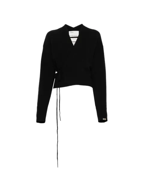 extreme cashmere Ella wrap-around cardigan