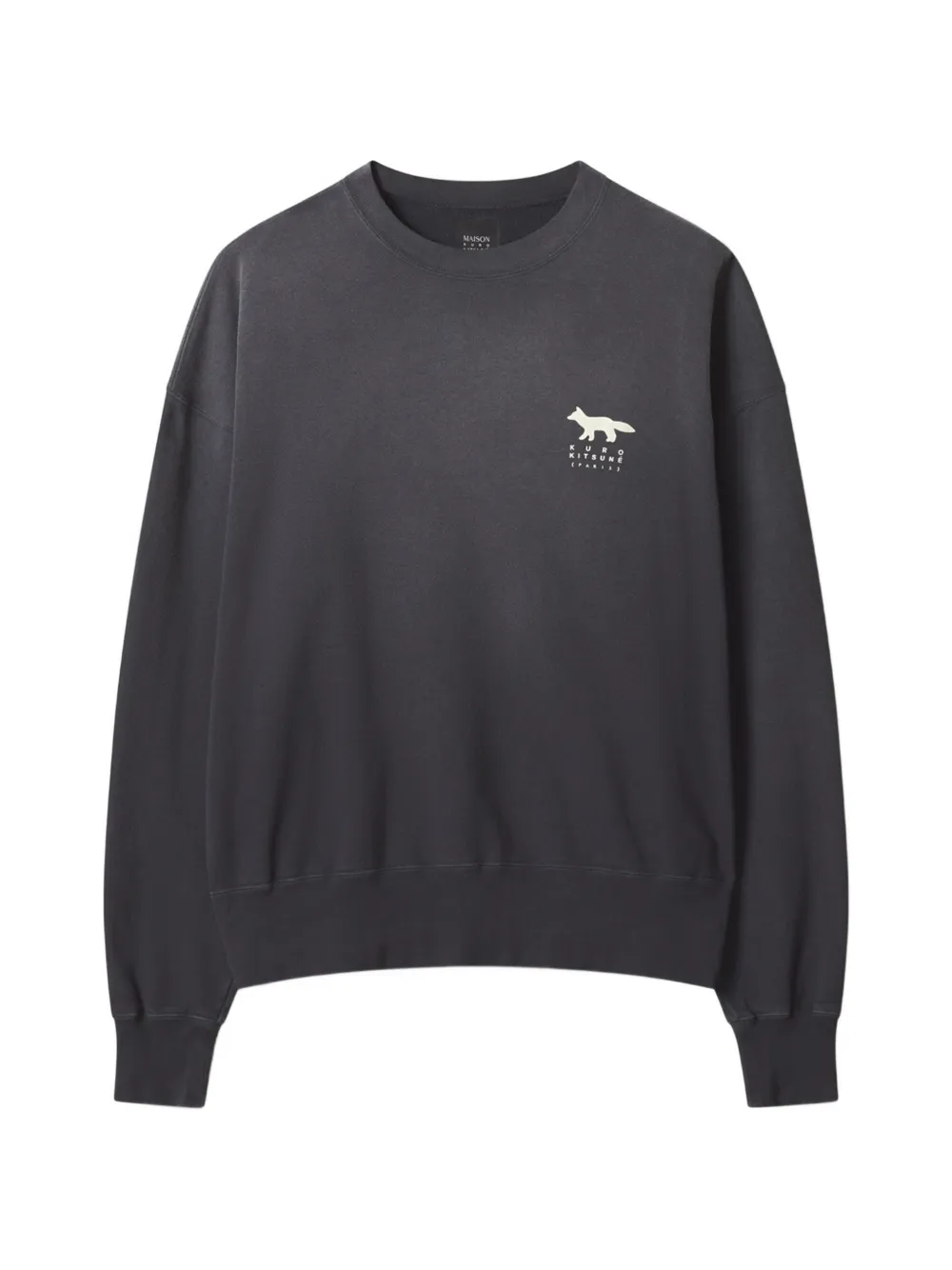 Maison Kitsuné logo-print cotton sweatshirt