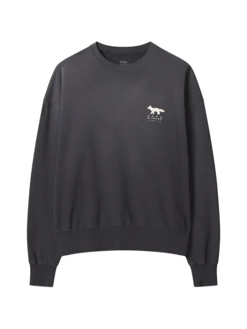 Maison Kitsuné logo-print cotton sweatshirt