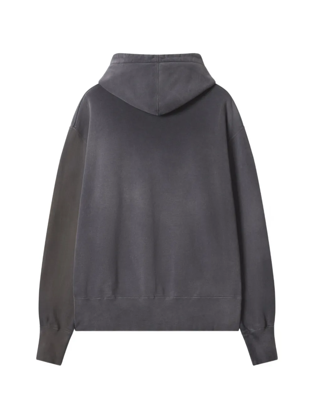 Maison Kitsuné Hoodie met logoprint en vervaagd effect Grijs