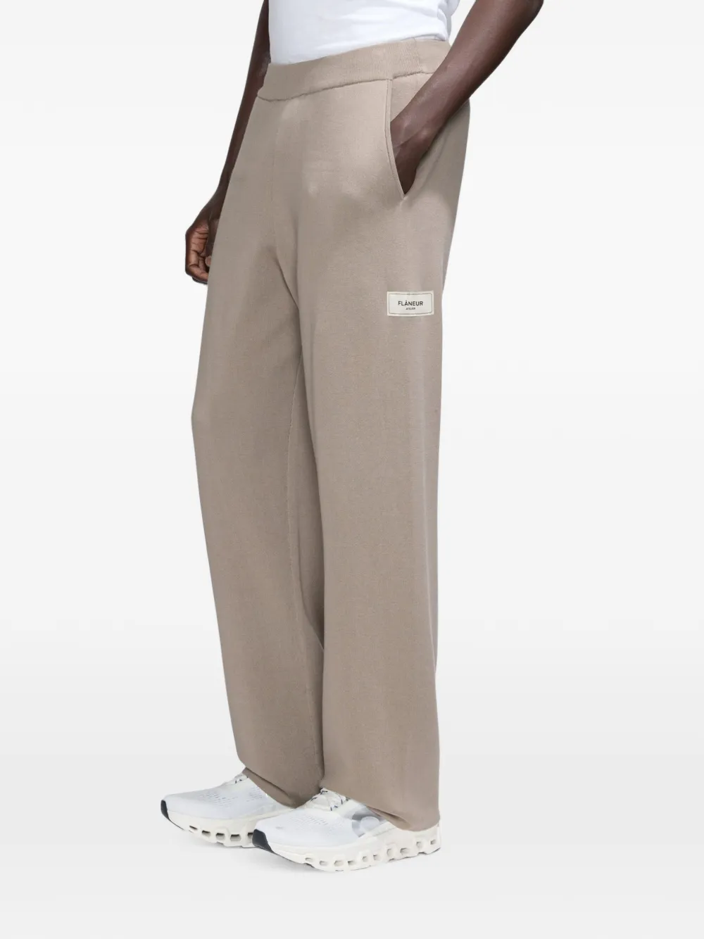 FLÂNEUR Atelier gebreide broek Beige