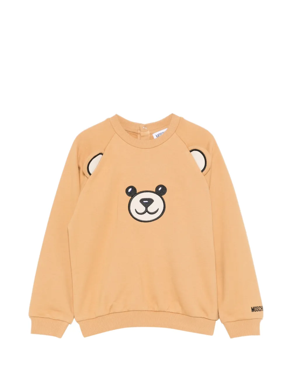Moschino Kids Teddy Bear patch sweater - Marrone