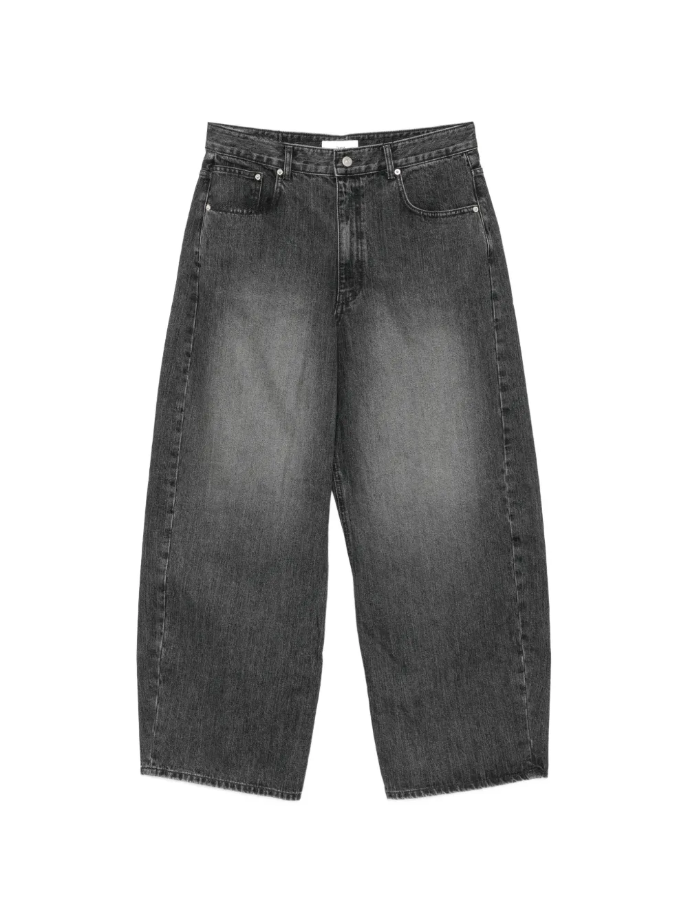 DUNST washed wide-leg jeans - Grigio