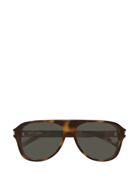 Saint Laurent Eyewear Pilotenbrille in Schildpattoptik
