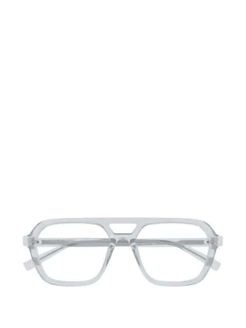 Saint Laurent Eyewear geometric-frame glasses