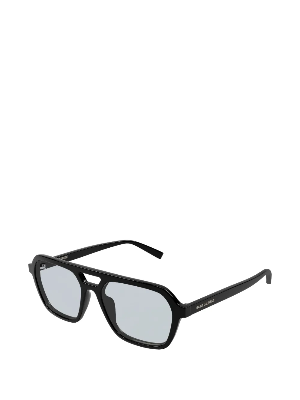 Saint Laurent Eyewear Zonnebril met piloten montuur Zwart