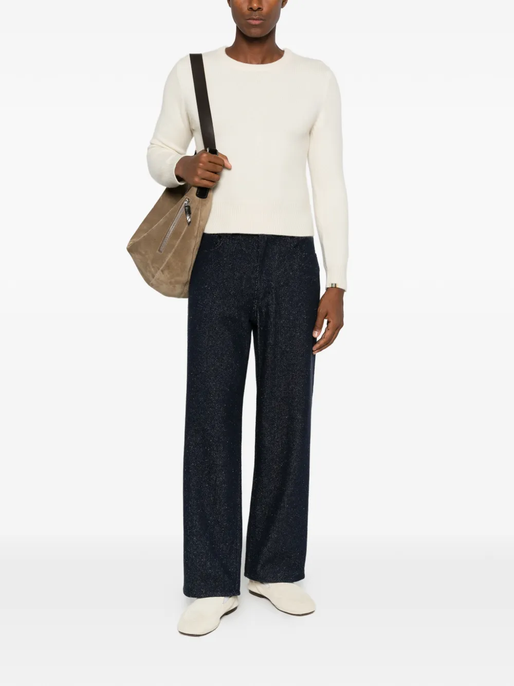 extreme cashmere Jeanne trui Beige