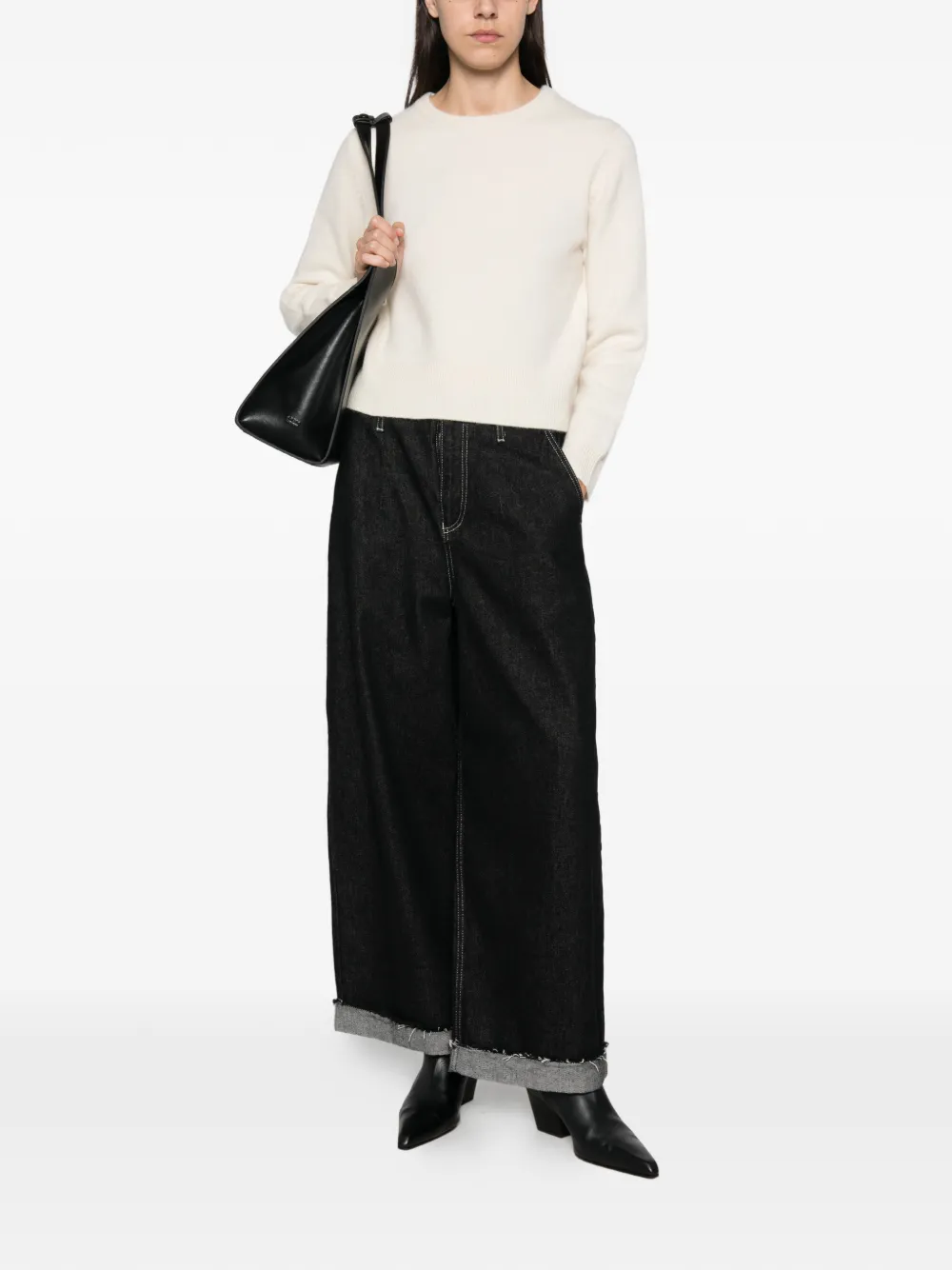extreme cashmere Jeanne trui Beige