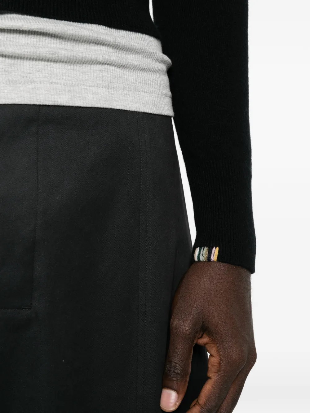 extreme cashmere Dorothea vest met knopen Zwart