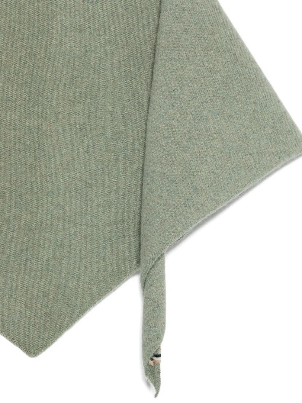 extreme cashmere Bandana gebreide sjaal Groen