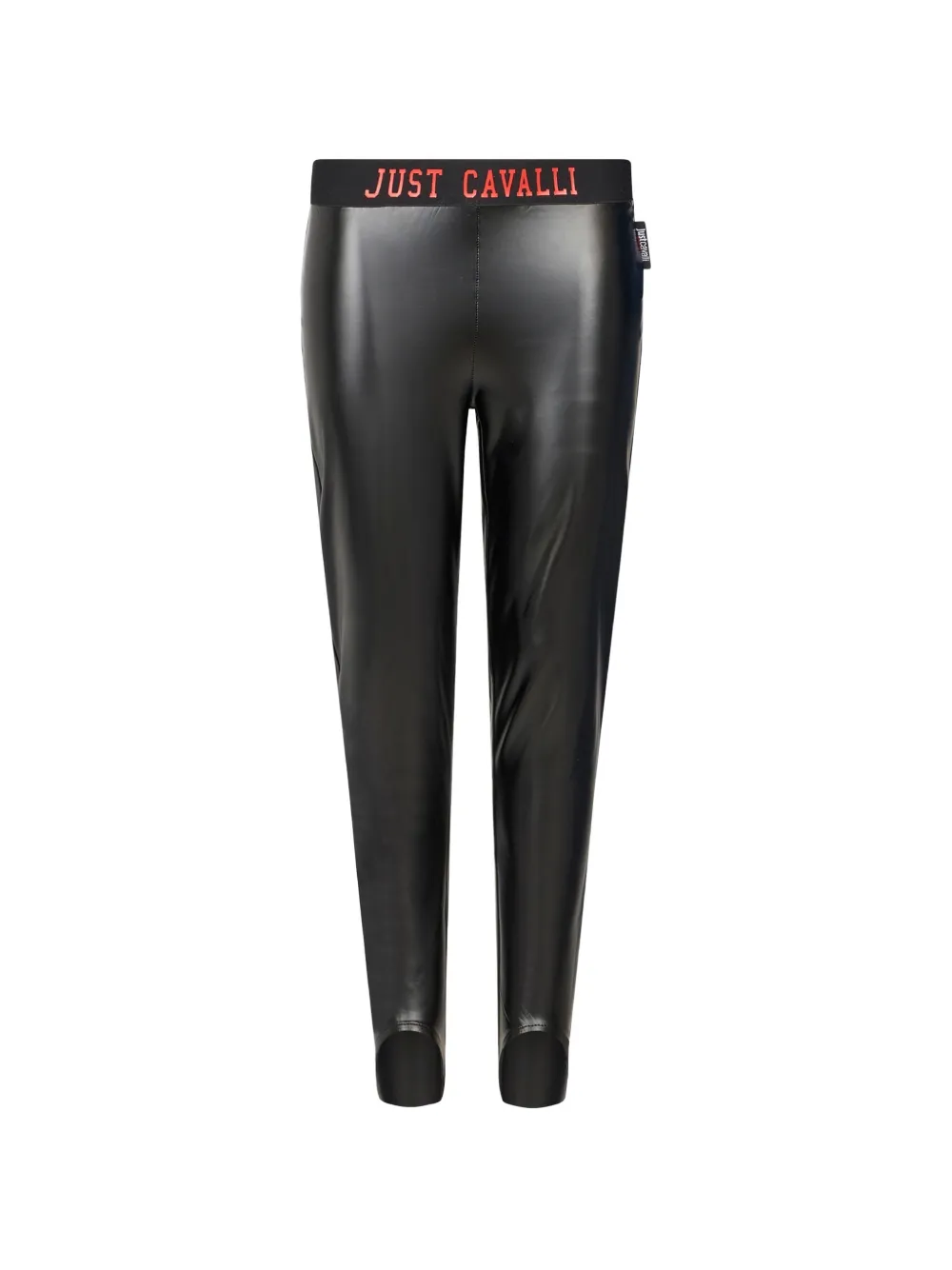 Just Cavalli Kids logo-waistband leggings - Nero