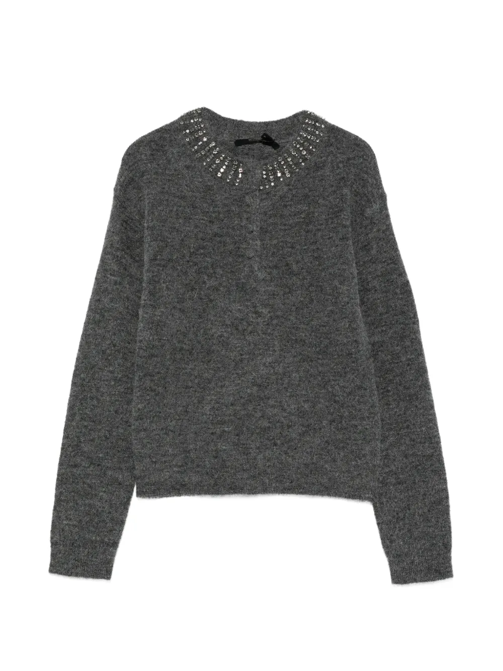 Seventy Maglione con cristalli - Grigio
