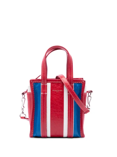Balenciaga Pre-Owned 2018 Lambskin Bazar Shopper XXS satchel