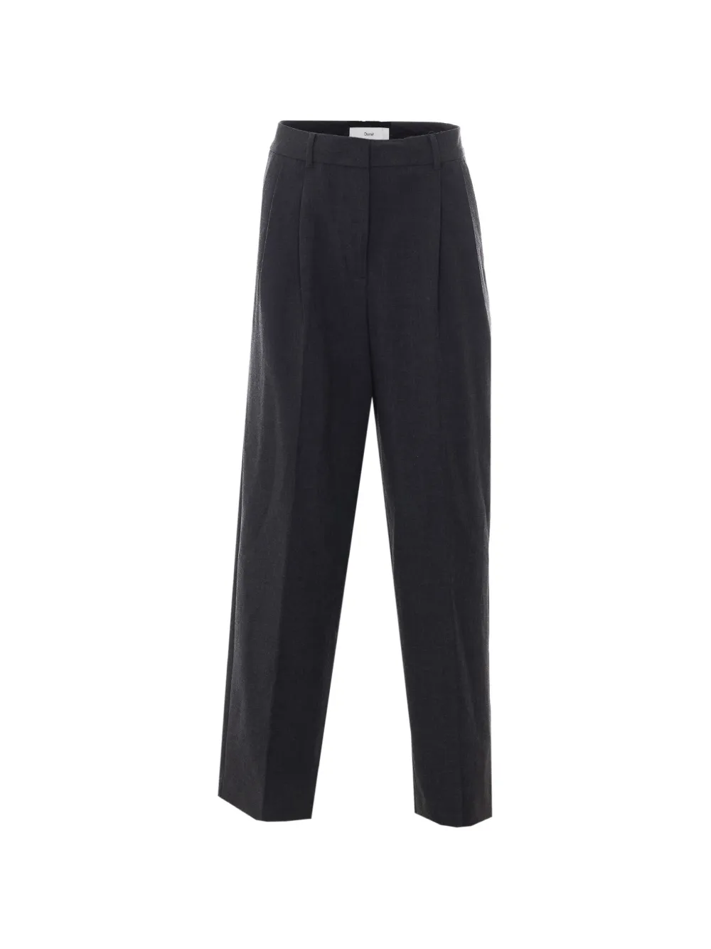 DUNST double-pleated wide-leg trousers - Grigio