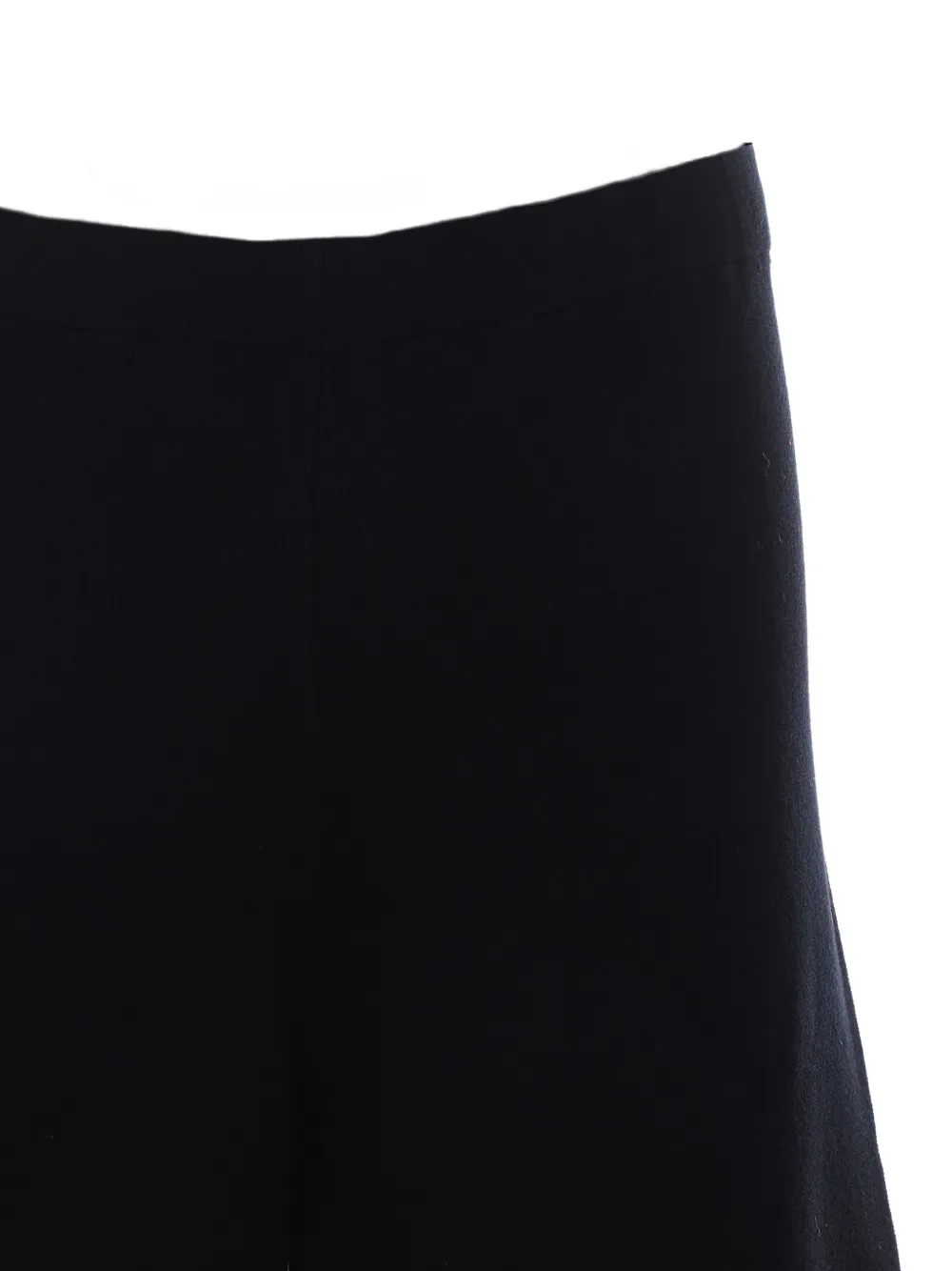 Roberto Collina wide-leg trousers Zwart