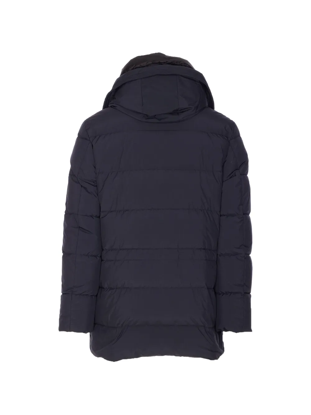 Moorer Davide gewatteerde jas met capuchon Blauw