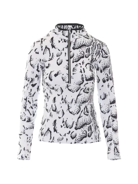 JETSET Ginger snake-print half-zip sweatshirt
