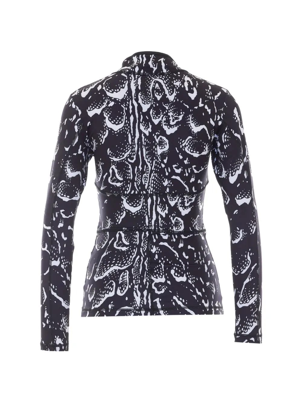 JETSET Ginger top met halve rits Zwart