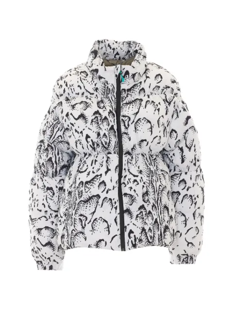JETSET Halo snake-print puffer jacket