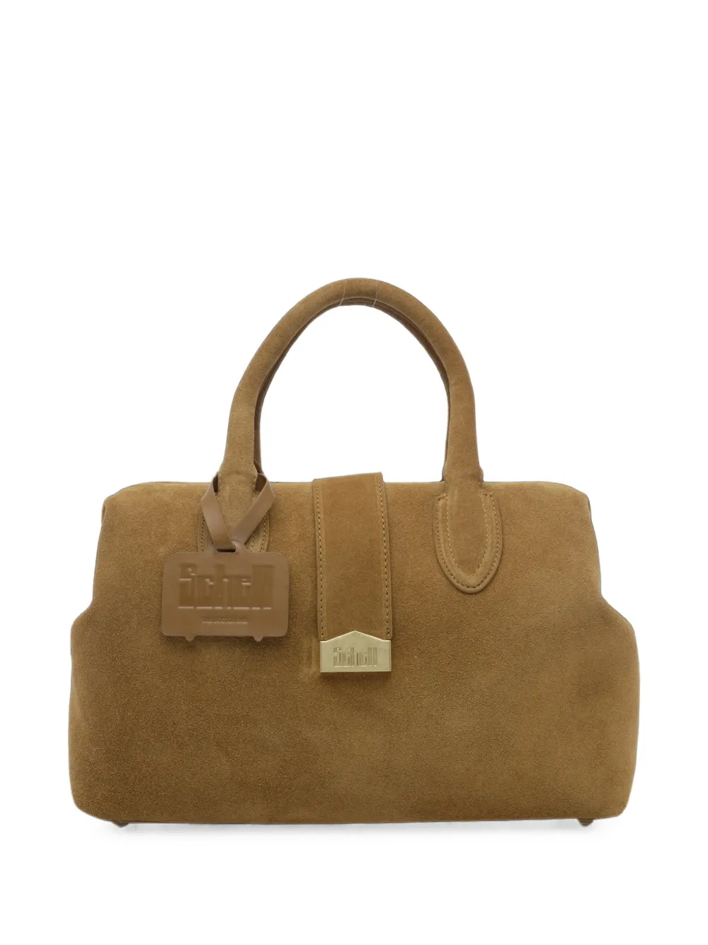 Schell Logo-plaque Leather Tote Bag In Brown