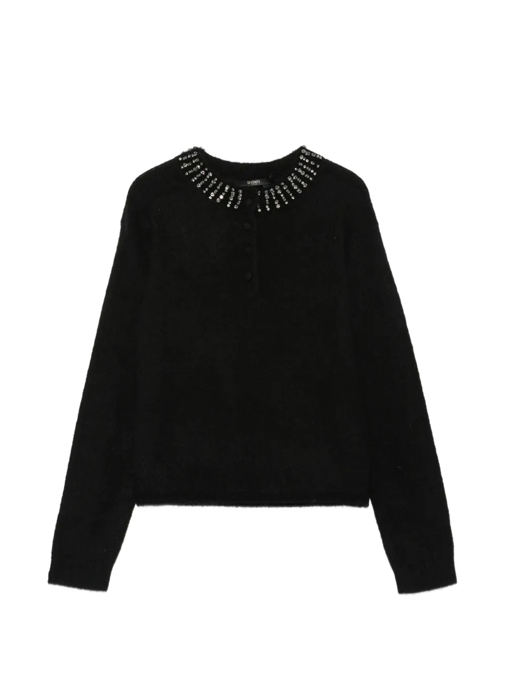 Seventy Maglione con decorazione - Nero