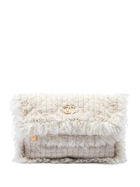CHANEL Pre-Owned bolsa de mano Paris Cosmopolite Tweed Fringe 2017-2018